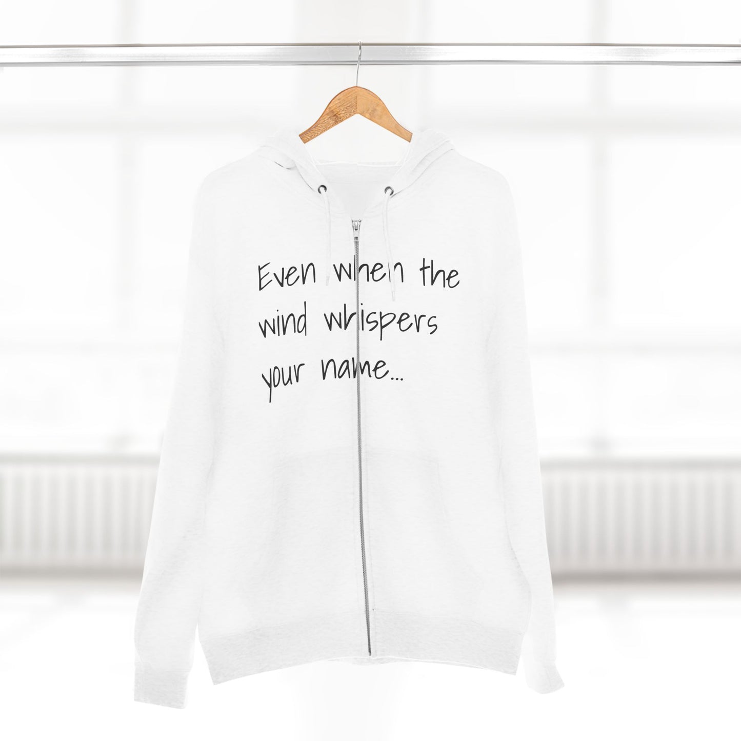 Ember's Words Unisex Zip Up Hoodie