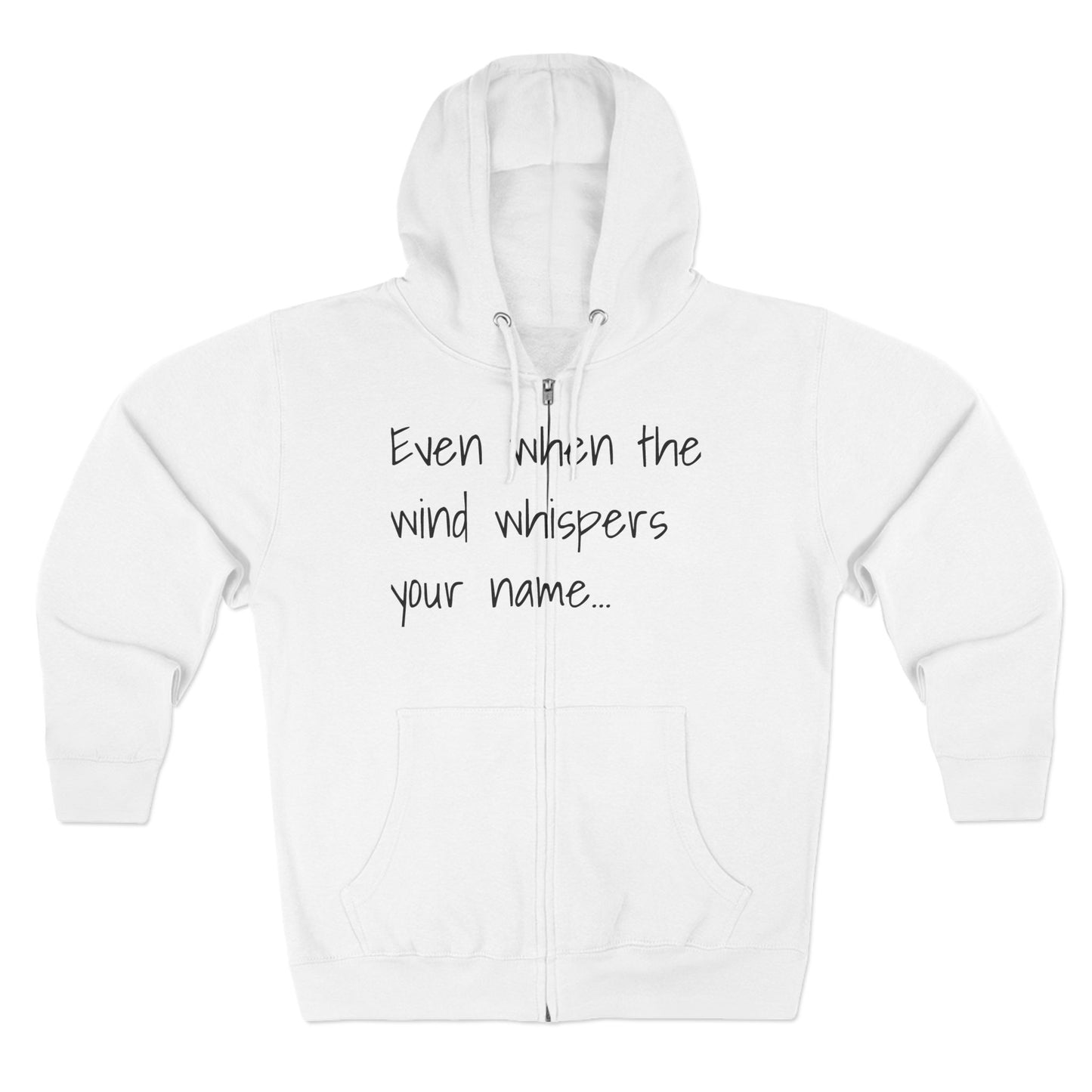 Ember's Words Unisex Zip Up Hoodie